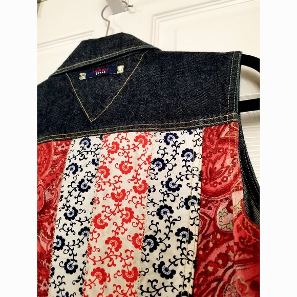Vintage Y2K Tommy Hilfiger Denim Americana Vest - Picture 6 of 8